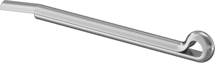 Çekiçle Takılan Çatal Pimler, 7/64" Çap, 1-1/2" Uzunluk