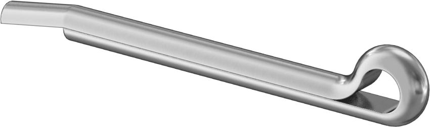 Çekiçle Takılan Çatal Pimler, 1/4" Çap, 2-1/2" Uzunluk