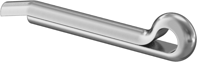 Çekiçle Takılan Çatal Pimler, 7/64" Çap, 3/4" Uzunluk