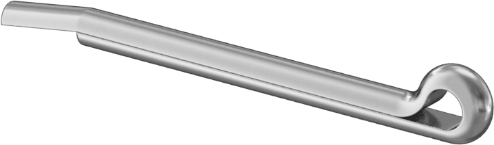 Çekiçle Takılan Çatal Pimler, 1/8" Çap, 1-1/2" Uzunluk