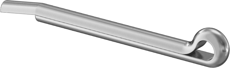 Çekiçle Takılan Çatal Pimler, 5/32" Çap, 1-3/4" Uzunluk