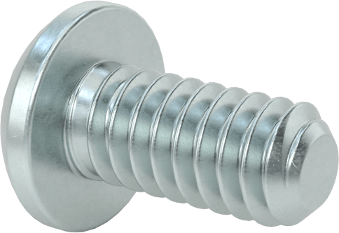 Çinko Kaplamalı Çelik Silindir Başlı Phillips Vida, 0-80 Diş, 1/8" Uzunluk