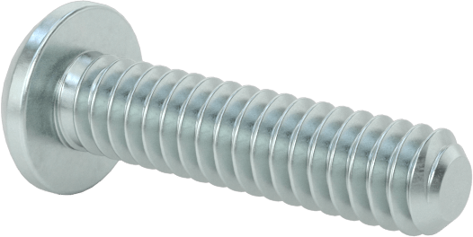 Çinko Kaplamalı Çelik Silindir Başlı Phillips Vida, 0-80 Diş, 1/4" Uzunluk