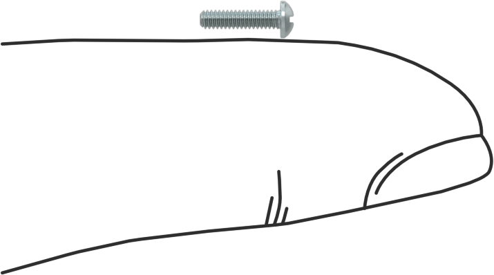 Çinko Kaplamalı Çelik Silindir Başlı Phillips Vida, 0-80 Diş, 1/4" Uzunluk