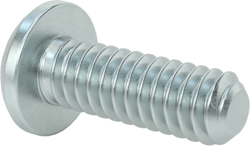 Çinko Kaplamalı Çelik Silindir Başlı Phillips Vida, 2-56 Diş, 1/4" Uzunluk
