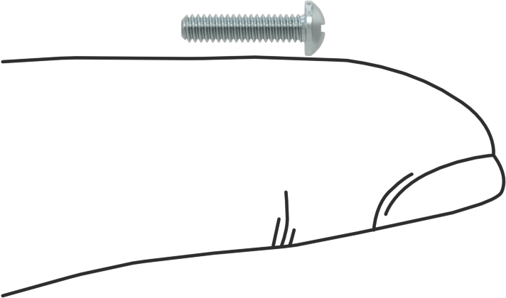 Çinko Kaplamalı Çelik Silindir Başlı Phillips Vida, 2-56 Diş, 3/8" Uzunluk