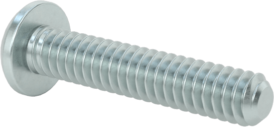 Çinko Kaplamalı Çelik Silindir Başlı Phillips Vida, 2-56 Diş, 7/16" Uzunluk