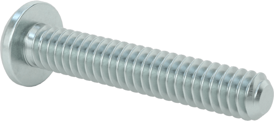 Çinko Kaplamalı Çelik Silindir Başlı Phillips Vida, 2-56 Diş, 1/2" Uzunluk