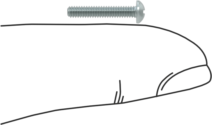 Çinko Kaplamalı Çelik Silindir Başlı Phillips Vida, 2-56 Diş, 1/2" Uzunluk