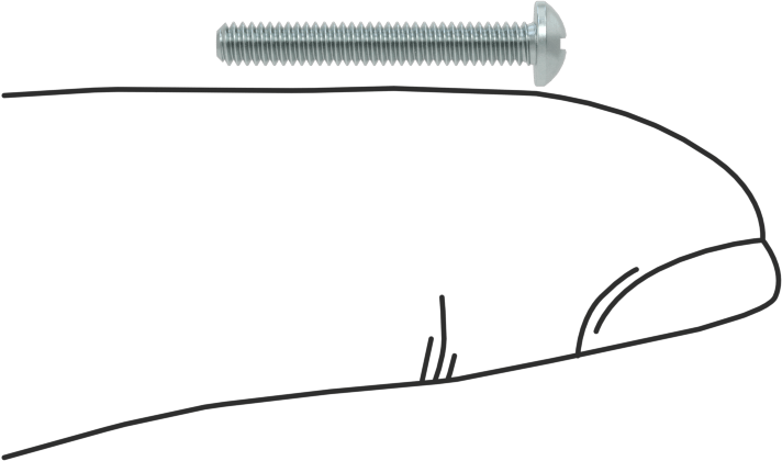 Çinko Kaplamalı Çelik Silindir Başlı Phillips Vida, 2-56 Diş, 5/8" Uzunluk