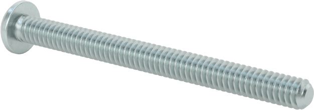 Çinko Kaplamalı Çelik Silindir Başlı Phillips Vida, 2-56 Diş, 1" Uzunluk