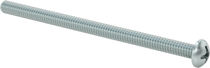 Çinko Kaplamalı Çelik Silindir Başlı Phillips Vida, 2-56 Diş, 1-1/2" Uzunluk