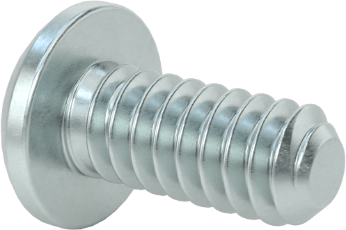 Çinko Kaplamalı Çelik Silindir Başlı Phillips Vida, 4-40 Diş, 1/4" Uzunluk