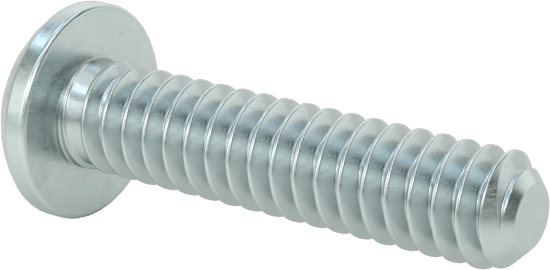 Çinko Kaplamalı Çelik Silindir Başlı Phillips Vida, 4-40 Diş, 1/2" Uzunluk