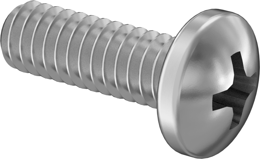 Sızdırmaz Silindir Başlı Vidalar, Silikon Kauçuk O-Ringli, 4-40 Diş Boyutu, 1/4" Uzunluk