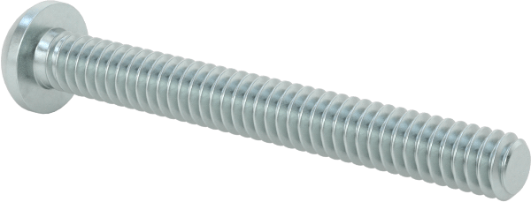 Çelik Dekoratif Yuvarlak Başlı Phillips Vidalar, 2-56 Diş Boyutu, 3/4" Uzunluk