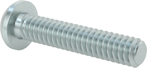 Çelik Dekoratif Yuvarlak Başlı Phillips Vidalar, 3-48 Diş Boyutu, 1/2" Uzunluk