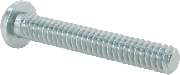 Çelik Dekoratif Yuvarlak Başlı Phillips Vidalar, 4-40 Diş Boyutu, 3/4" Uzunluk