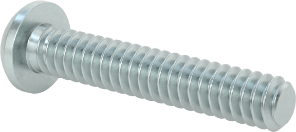 Çelik Dekoratif Yuvarlak Başlı Phillips Vidalar, 4-40 Diş Boyutu, 5/8" Uzunluk