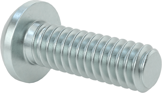 Çelik Dekoratif Yuvarlak Başlı Phillips Vidalar, 5-40 Diş Boyutu, 3/8" Uzunluk