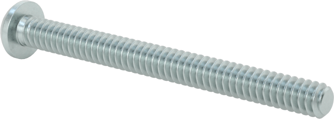 Çelik Dekoratif Yuvarlak Başlı Phillips Vidalar, 6-32 Diş Boyutu, 1-1/2" Uzunluk