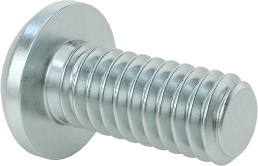 Çelik Dekoratif Yuvarlak Başlı Phillips Vidalar, 8-32 Diş Boyutu, 3/8" Uzunluk