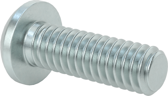 Çelik Dekoratif Yuvarlak Başlı Phillips Vidalar, 8-32 Diş Boyutu, 1/2" Uzunluk