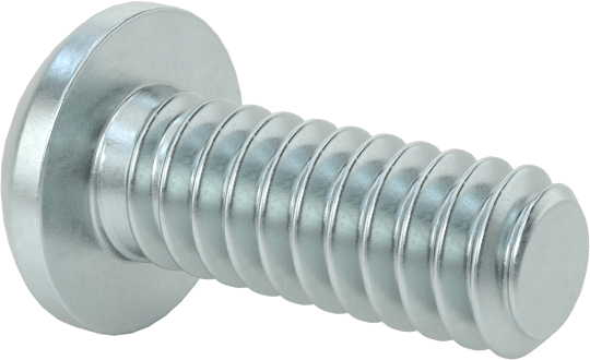 Çelik Dekoratif Yuvarlak Başlı Phillips Vidalar, 10-24 Diş Boyutu, 1/2" Uzunluk