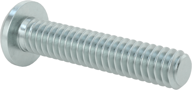 Çelik Dekoratif Yuvarlak Başlı Phillips Vidalar, 1/4"-20 Diş Boyutu, 1-1/4" Uzunluk