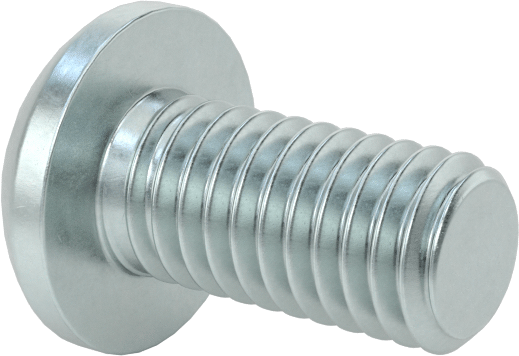 Çelik Dekoratif Yuvarlak Başlı Phillips Vidalar, 10-32 Diş Boyutu, 3/8" Uzunluk