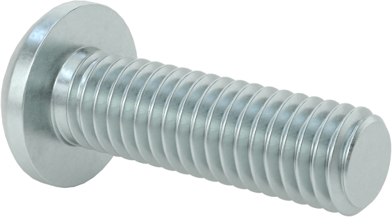 Çelik Dekoratif Yuvarlak Başlı Phillips Vidalar, 10-32 Diş Boyutu, 5/8" Uzunluk