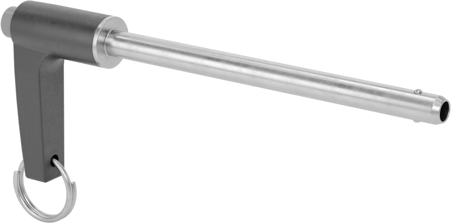 L-Saplı Kilitli Hızlı Açma Pimi, 17-4 PH Paslanmaz Çelik, 1/4" Çap, 3-1/4" Kullanılabilir Uzunluk