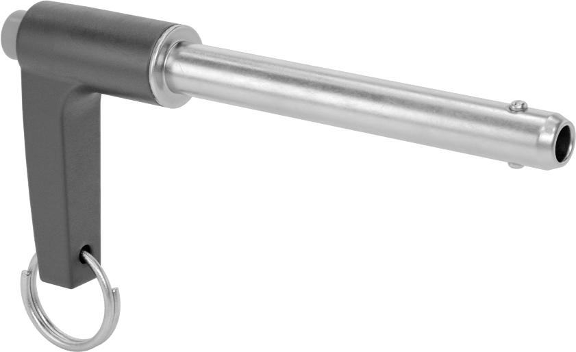 L-Saplı Kilitli Hızlı Açma Pimi, 17-4 PH Paslanmaz Çelik, 5/16" Çap, 2-1/4" Kullanılabilir Uzunluk