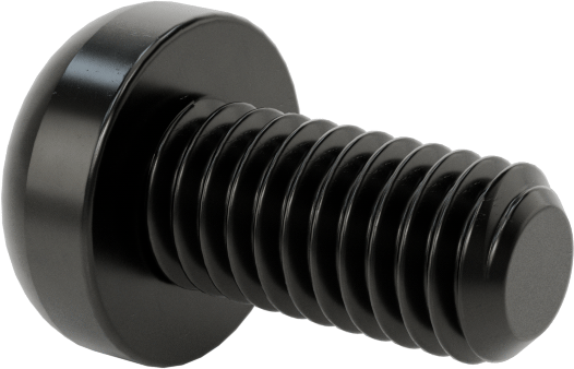 Çelik Silindir Başlı Torx Vidalar, Siyah Oksit, M3 x 0,5 mm Dişli, 6 mm Uzunluk