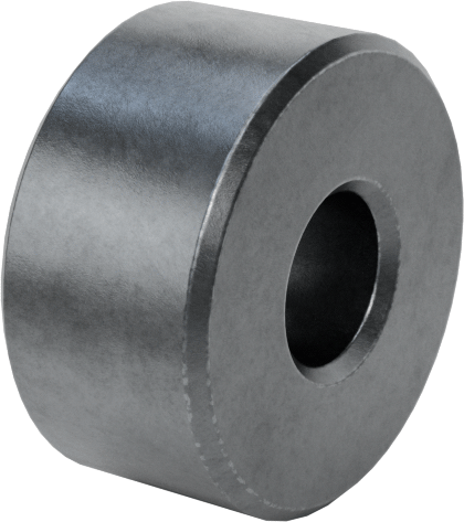 Çinko Kaplamalı Pirinç Dişsiz Ara Parça, 1/4" OD, 1/8" Uzunluk, 2 Numaralı Vida Boyutu için