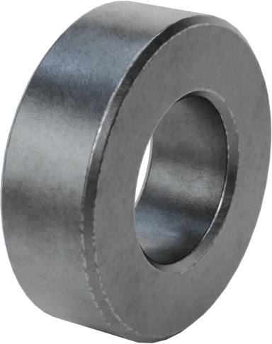 Çinko Kaplamalı Pirinç Dişsiz Ara Parça, 3/8" OD, 1/8" Uzunluk, 10 Numaralı Vida Boyutu için