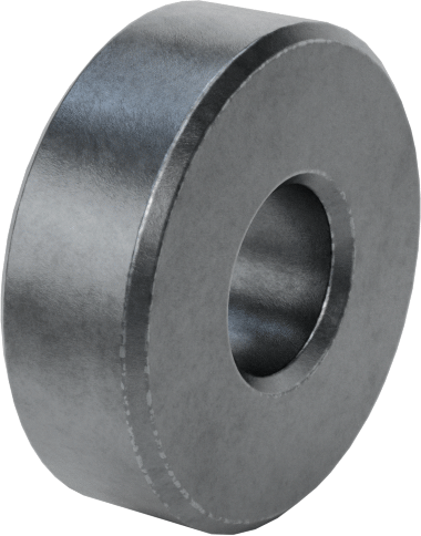 Çinko Kaplamalı Pirinç Dişsiz Ara Parça, 3/8" OD, 1/8" Uzunluk, 6 numaralı vida boyutu için