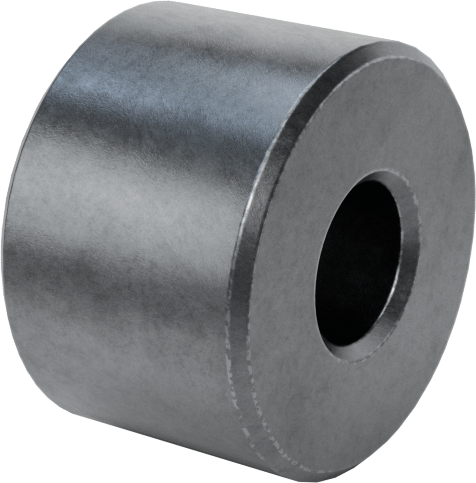 Çinko Kaplamalı Pirinç Dişsiz Ara Parça, 3/8" OD, 1/4" Uzunluk, 6 numaralı vida boyutu için