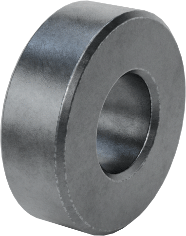 Çinko Kaplamalı Pirinç Dişsiz Ara Parça, 3/8" OD, 1/8" Uzunluk, 8 numaralı vida boyutu için