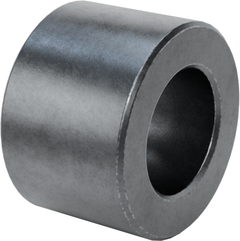 Çinko Kaplamalı Pirinç Dişsiz Ara Parça, 3/8" OD, 1/4" Uzunluk, 12 Numaralı Vida Boyutu için