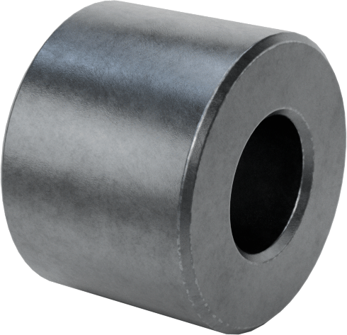 Çinko Kaplamalı Pirinç Dişsiz Ara Parça, 1/4" OD, 3/16" Uzunluk, 4 Numaralı Vida Boyutu için