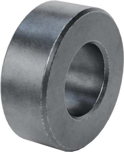 Çinko Kaplamalı Pirinç Dişsiz Ara Parça, 1/2" OD, 3/16" Uzunluk, 1/4" Vida Boyutu için