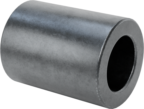 Çinko Kaplamalı Pirinç Dişsiz Ara Parça, 3/16" OD, 1/4" Uzunluk, 4 Numaralı Vida Boyutu için