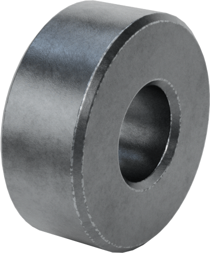 Çinko Kaplamalı Pirinç Dişsiz Ara Parça, 5/8" OD, 1/4" Uzunluk, 1/4" Vida Boyutu için