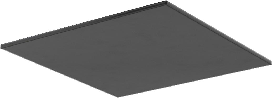Kumaş Takviyeli Titreşim Sönümleyici Pedler, Ağır Makine için, 6“ Uzunluk x 6” Genişlik x 1/8" Kalınlık