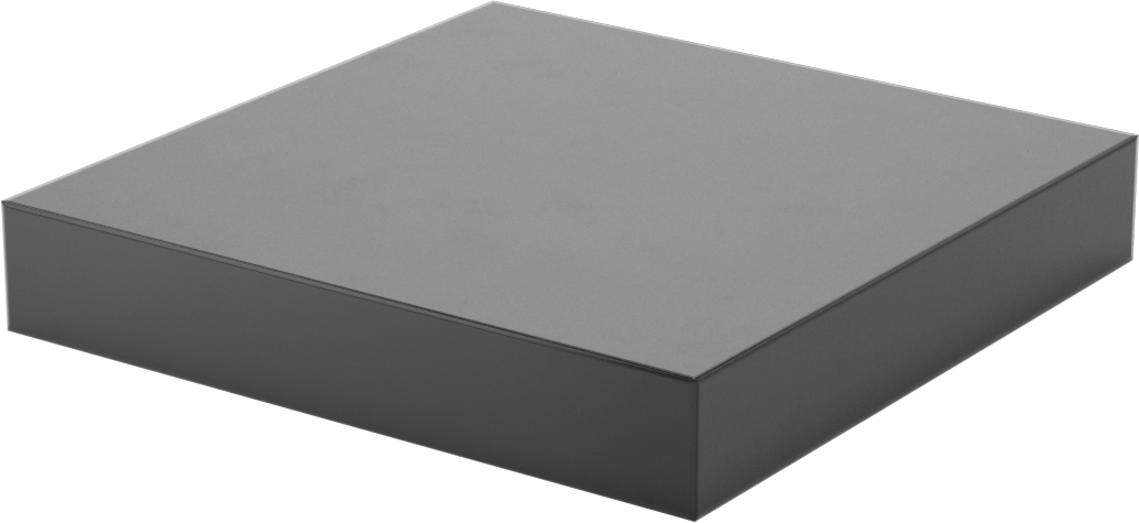 Kumaş Takviyeli Titreşim Sönümleyici Pedler, Ağır Makine için, 6“ Uzunluk x 6” Genişlik x 1" Kalınlık