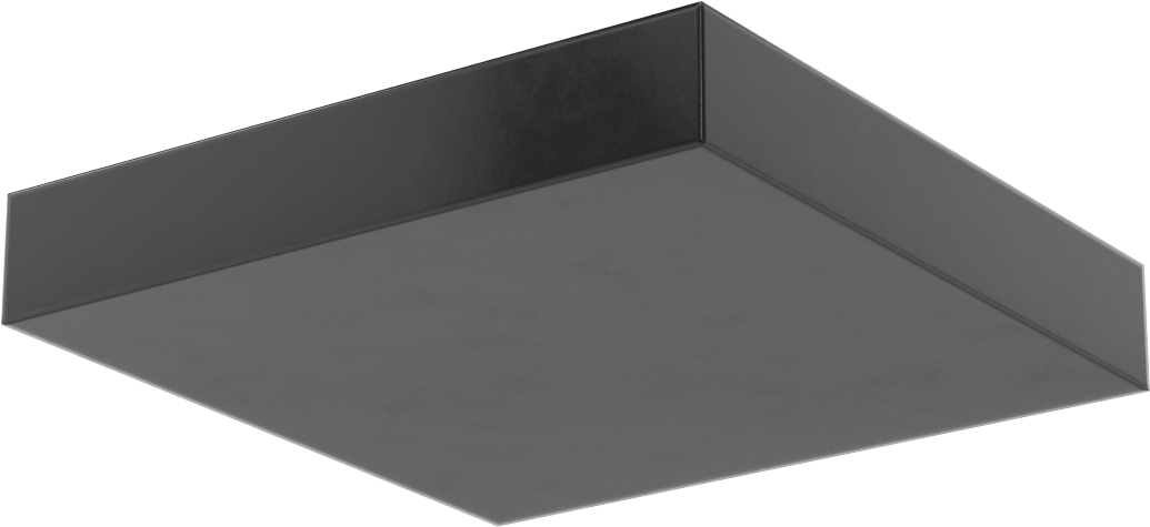 Kumaş Takviyeli Titreşim Sönümleyici Pedler, Ağır Makine için, 6“ Uzunluk x 6” Genişlik x 1" Kalınlık