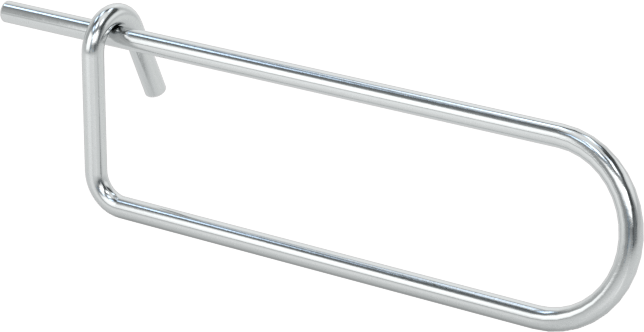 Tel Çıtçıtlı Çatal Pimler, Çinko Kaplı Yay Çeliği, 0,047" Tel Çapı, 1-5/8 inç Uzunluk