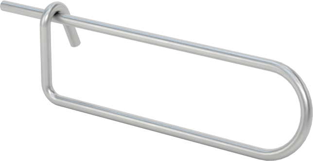 Tel Çıtçıtlı Çatal Pimler, 18-8 Paslanmaz Çelik, 0,047" Tel Çapı, 1-5/8 inç Uzunluk