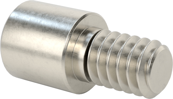 Yüksek Profilli Soket Başlı Vida, 18-8 Paslanmaz Çelik, 1/4"-20 Diş Boyutu, 3/8" Uzunluk